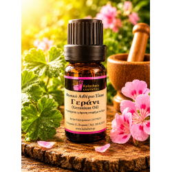 ΑΙΘΕΡΙΟ ΕΛΑΙΟ ΓΕΡΑΝΙ ΦΥΣΙΚΟ (geranium bourbon essential oil)