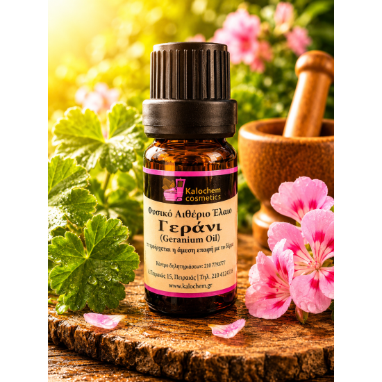 ΑΙΘΕΡΙΟ ΕΛΑΙΟ ΓΕΡΑΝΙ ΦΥΣΙΚΟ (geranium bourbon essential oil)