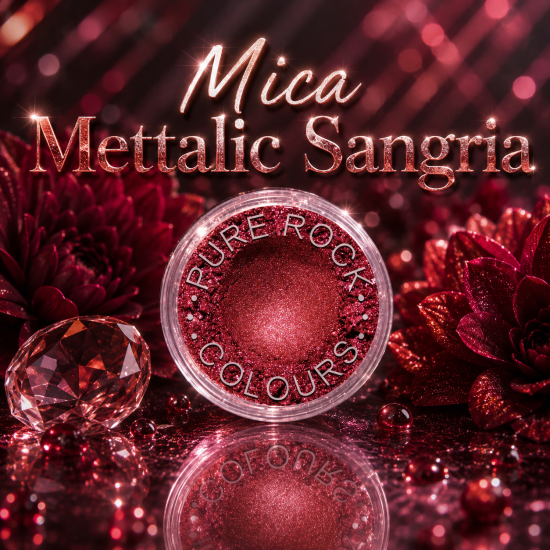 MICA METALLIC SANGRIA 8g βάζο