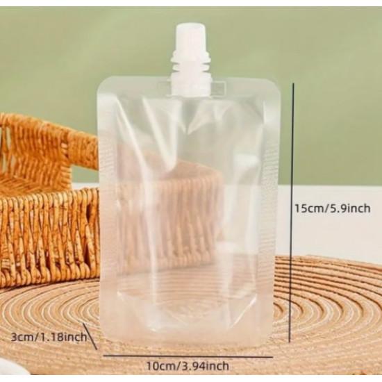 ΣΑΚΟΥΛΑΚΙ SQUEEZABLE ΔΙΑΦΑΝΟ 200ml ΜΕ ΒΙΔΩΤΟ ΚΑΠΑΚΙ ΓΙΑ WAX MELTS