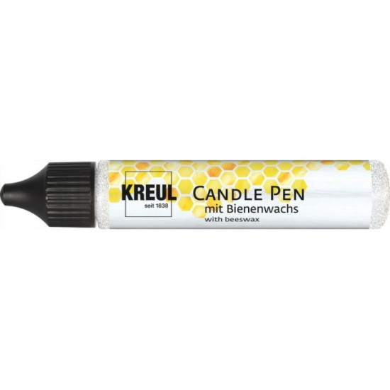 CANDLE PEN ΑΣΗΜΙ GLITTER 29ml KREUL