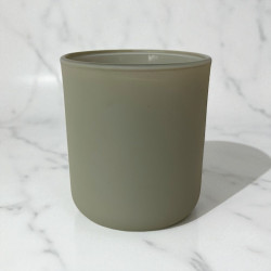 ΠΟΤΗΡΙ ΓΥΑΛΙΝΟ BELKA 270ml ΓΚΡΙ ΜΑΤ Φ80 x 88mm