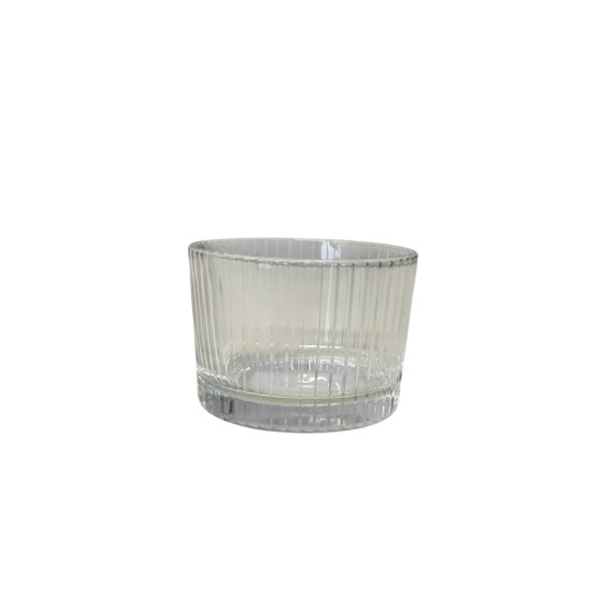 ΠΟΤΗΡΙ ΓΥΑΛΙΝΟ ΔΙΑΦΑΝΟ  GRANDE MINI ΡΙΓΕ 200ml Φ80x57