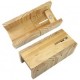 Κόφτης σαπουνιού ξύλινος ρυθμιζόμενος με δυο κόφτες από ανοξείδωτο ατσάλι, έναν ίσιο και έναν κυματιστό.
