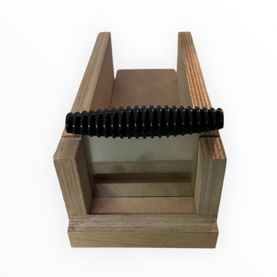 Κόφτης σαπουνιού ξύλινος με κοπτικό 140mm (ανοξείδωτη σπάτουλα με ξύλινη χειρολαβή)