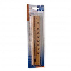Θερμόμετρο τοίχου ξύλινο -10+50°C / 20cm